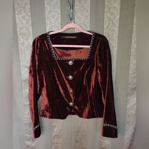 Double D Ranch Women's Top Velvet Jacket